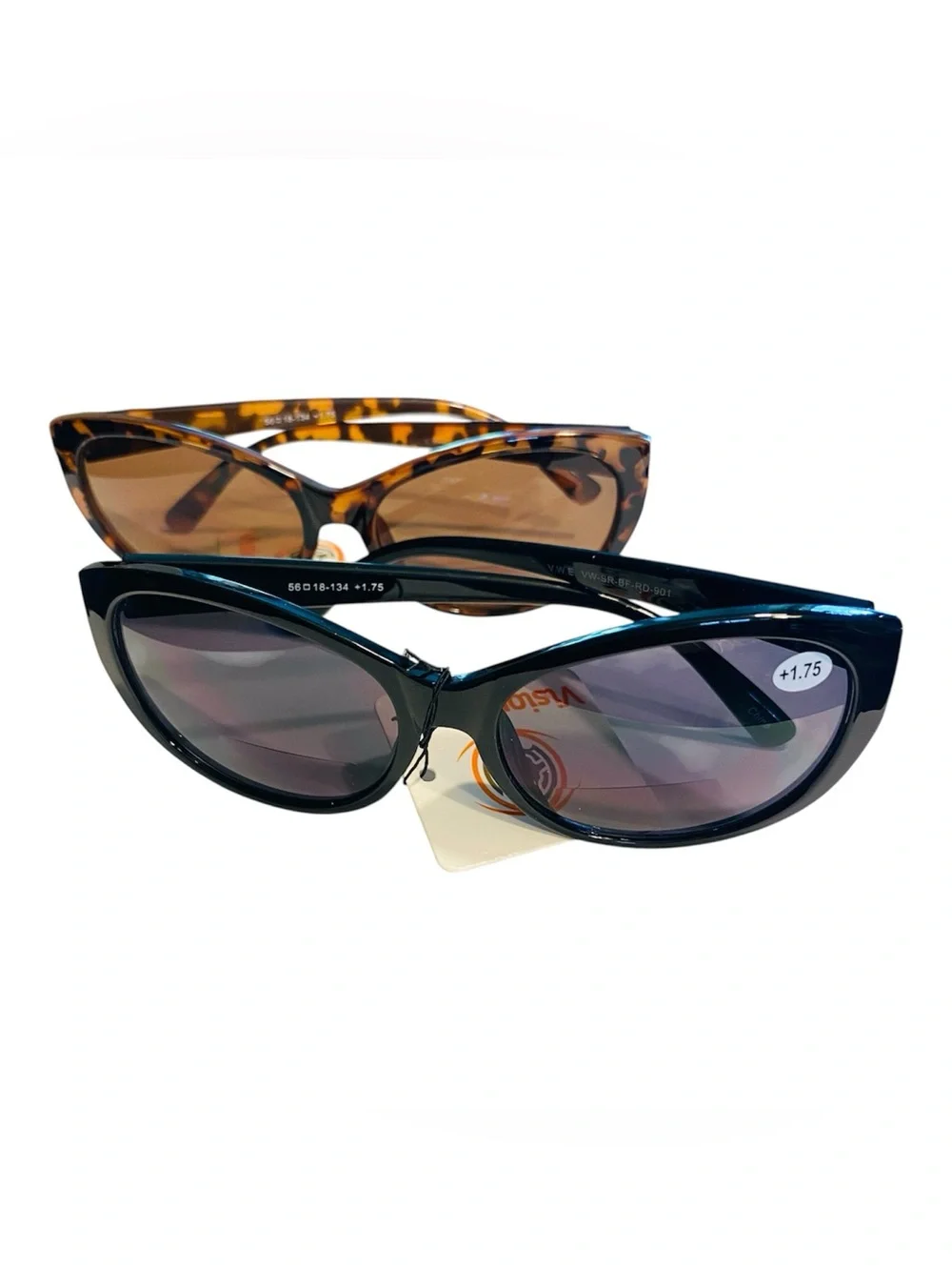 MODFANS/VISION WORLD Glasses 1.75 Strength Transparent Glasses and Sunglasses
